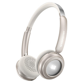Monster N-Tune MINI 01 front view showing sleek white finish and comfy pads