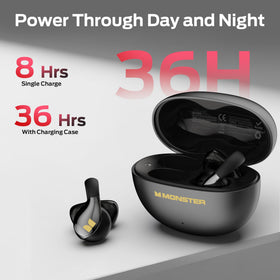 Monster Open Ear AC225 Bluetooth 6.0 for stable listening.