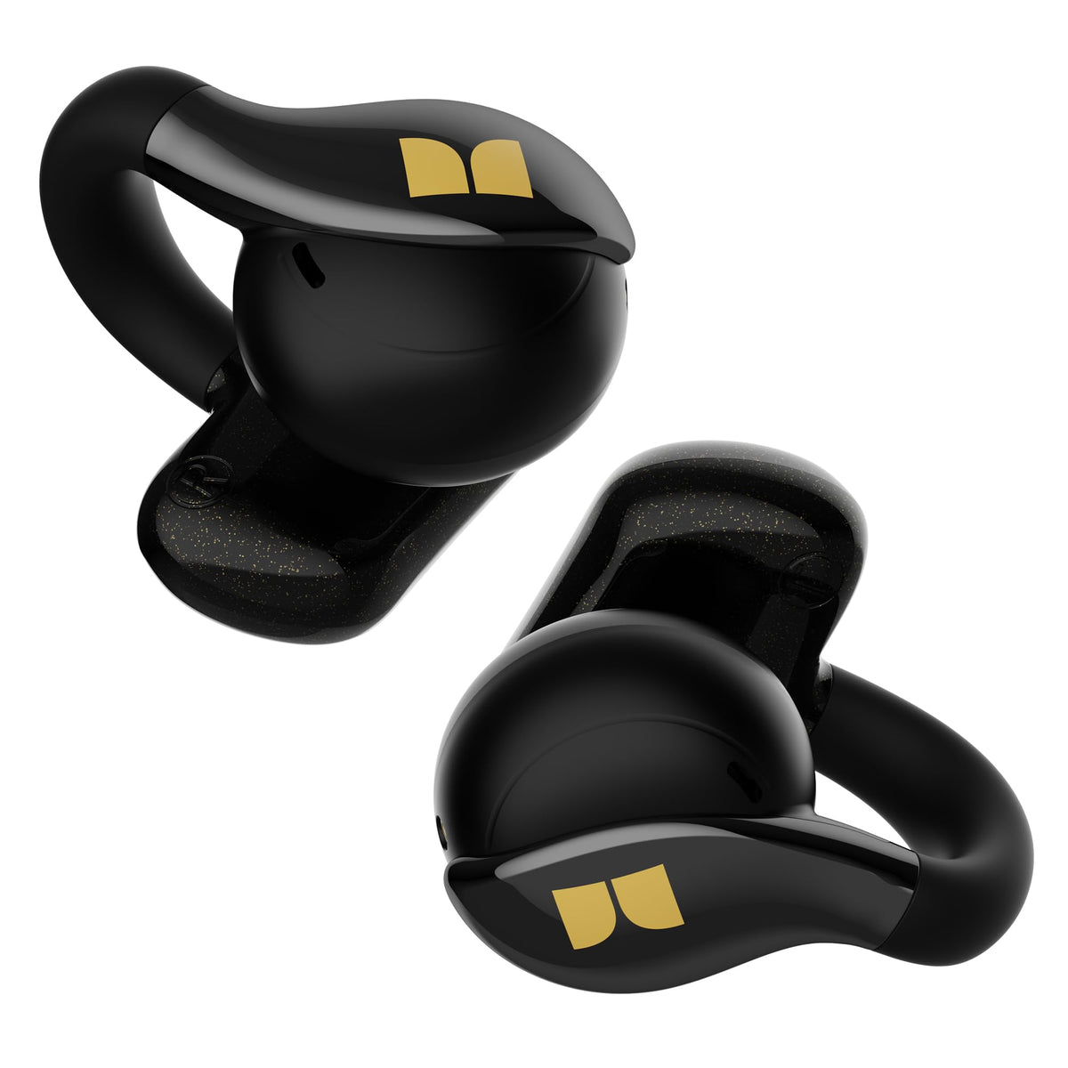 Monster Open Ear AC225 clip-on design for comfort and awareness.