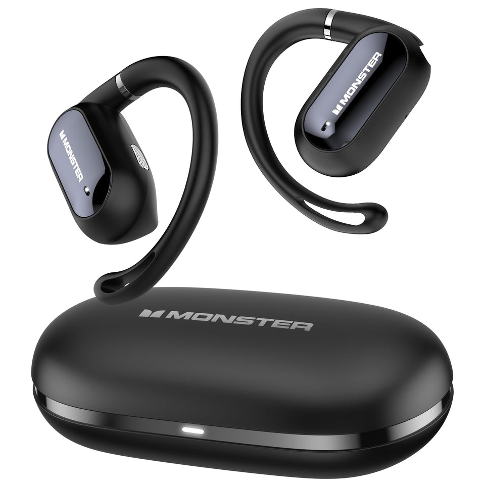 Monster Open Ear AC322 with Bluetooth 5.4 for stable wireless audio.