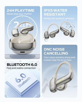 Monster AC390 Bluetooth 6.0 delivers fast pairing and stable connections.