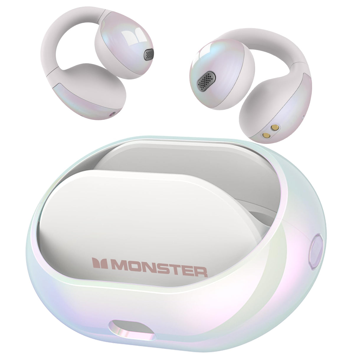 Monster Open Ear AC600 clip-on design with secure, comfortable wear for daily use
