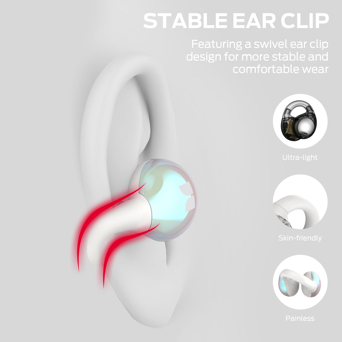 Monster Open Ear AC600 ENC for crystal-clear calls in noisy settings