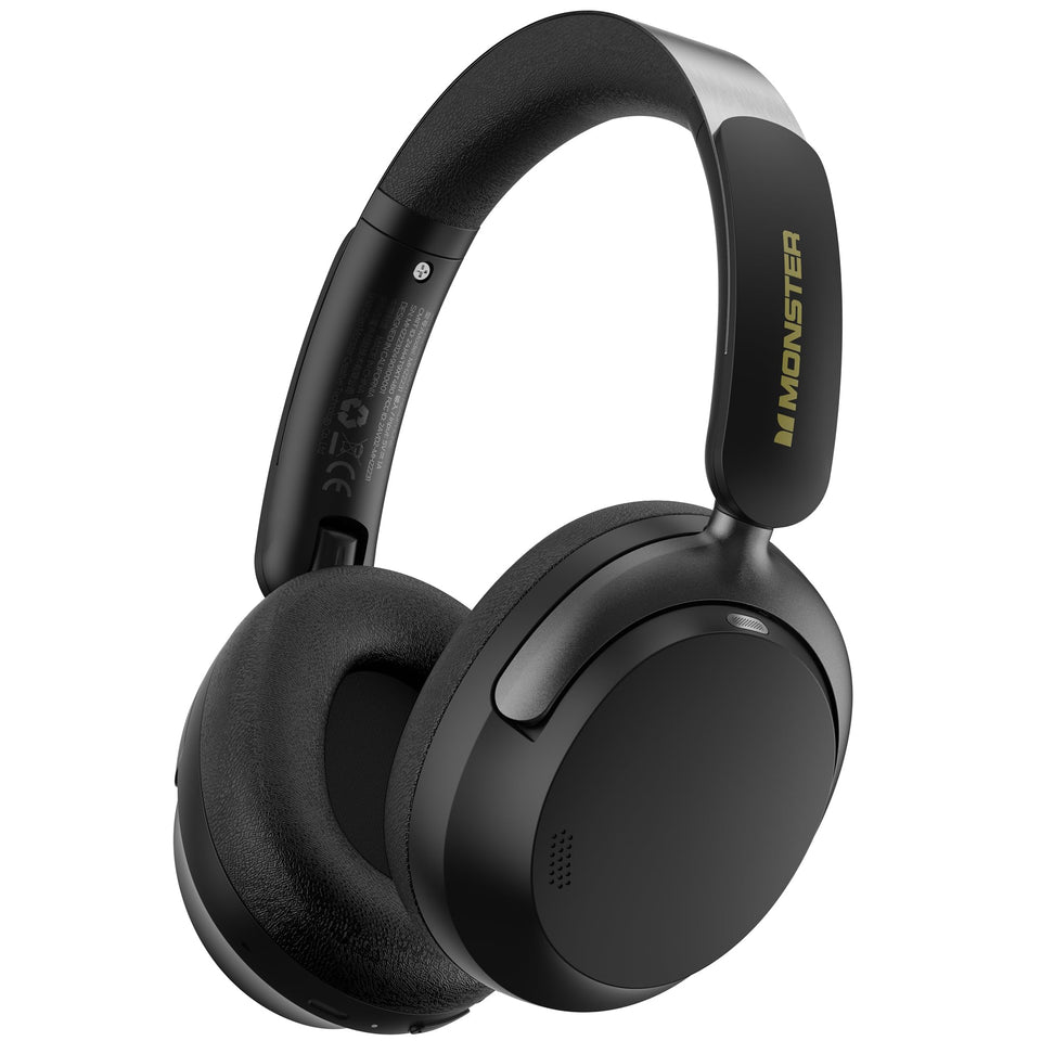Monster Persona front view showing sleek black design and comfort benefit
