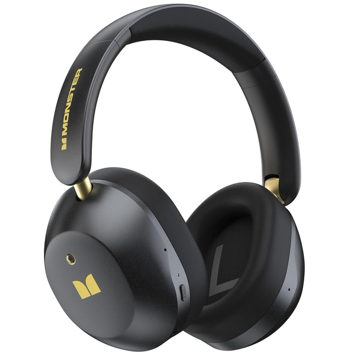 Monster Persona 6th front view showing sleek earcups and controls for premium listening