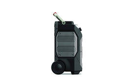 Monster Rockin' Roller 270 battery-life banner highlight long runtime.