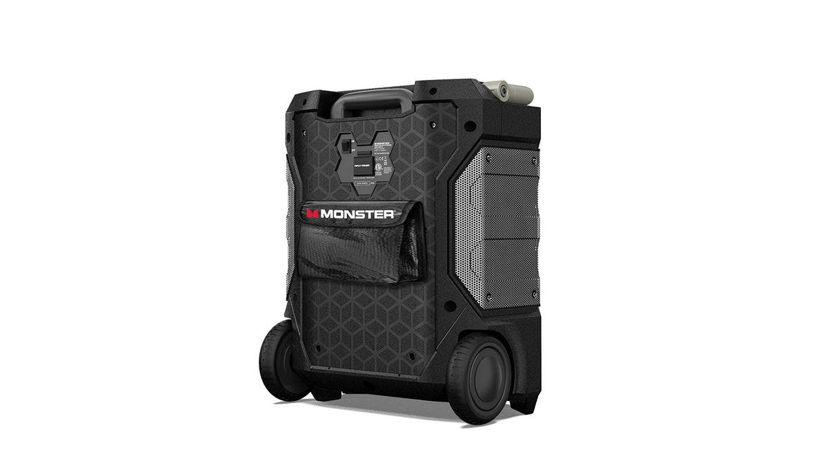 Monster Rockin' Roller 270 IPX4 water-resistance ready for splashes.