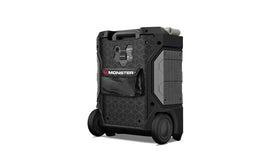 Monster Rockin' Roller 270 IPX4 water-resistance ready for splashes.