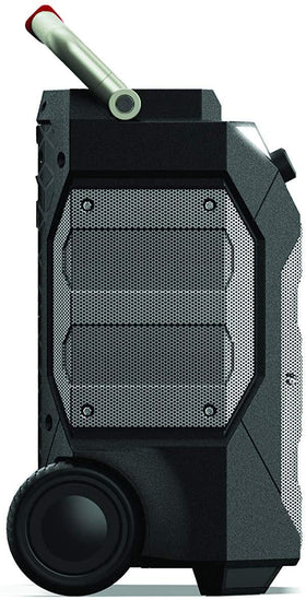 Monster Rockin' Roller 270 outdoor use setup showcases event-ready performance.