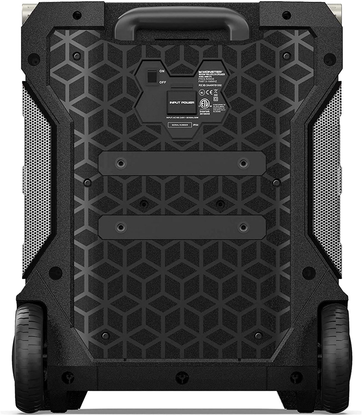 Monster Rockin' Roller 270 Qi charger in action for on-the-go device power.