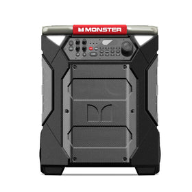 Monster Rockin' Roller 270 side panel highlights rugged build for outdoor use.