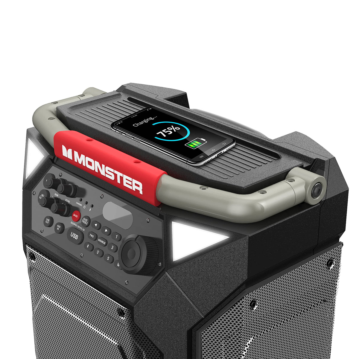 Monster Rockin' Roller 270 TWS pairing enables bigger, richer sound.