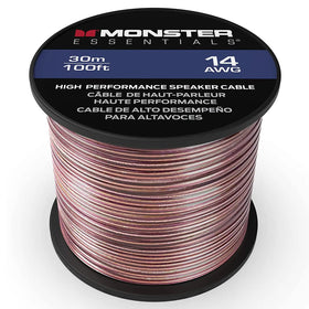 Monster XP front spool showing 100 ft cable and neat dispensing benefit