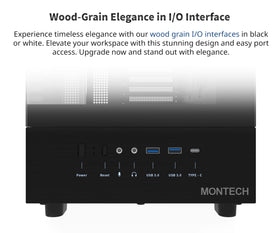 Montech XR-B supports a top-mounted 360mm radiator for efficient cooling.