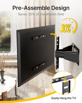 monTEK wall mount compatible with 16/18 inch studs.