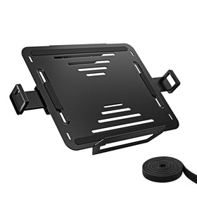 MonTEK adjustable laptop tray with vented surface supports airflow during long work sessions