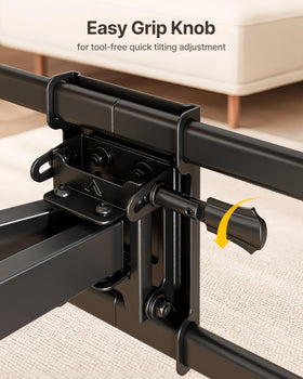monTEK Wall Mount swivel range supports flexible seating arrangements
