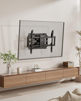monTEK Heavy Duty TV Wall Mount fits 12-16 inch studs securely