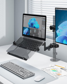 monTEK monitor mode with 32-inch screen showing sturdy VESA support
