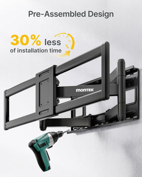 monTEK preassembled design speeds setup and serves upgrade-friendly mounting.