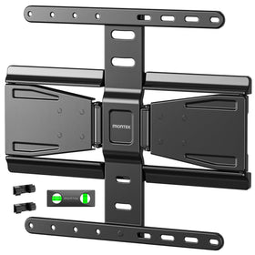 monTEK ultra slim wall mount tilted for flush TV installation.