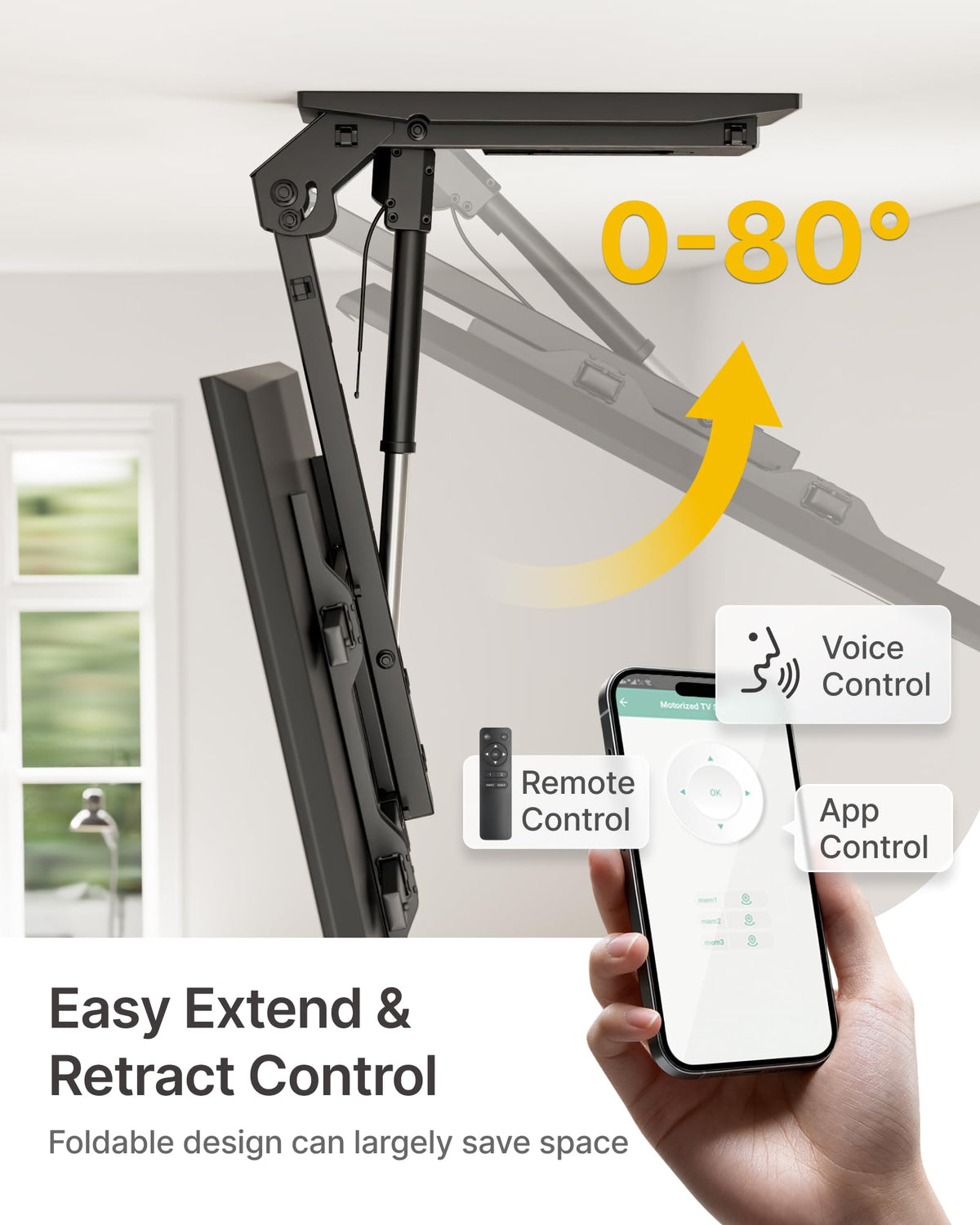 monTEK universal compatibility for 43–86 inch TVs simplifies room setup.