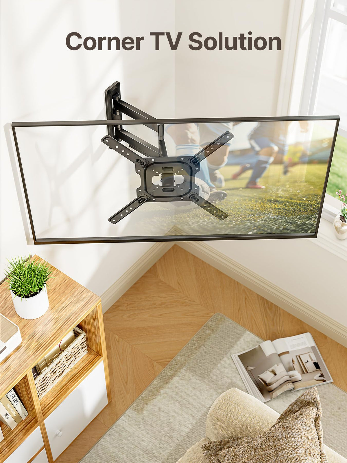 monTEK wall plate and hardware showing solid mounting components for secure installation benefit