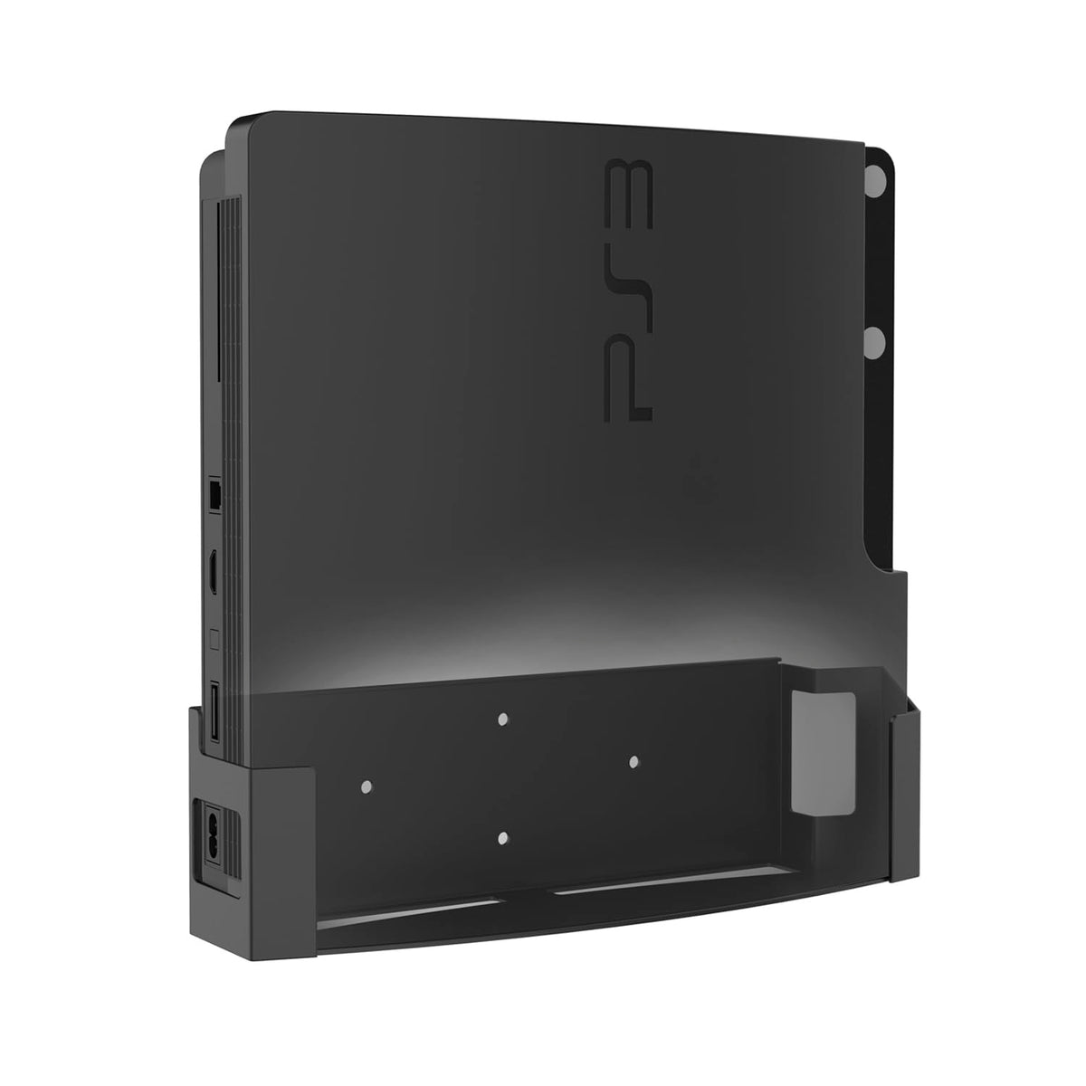 Monzlteck PS3 Slim bracket close-up steel frame emphasizing sturdiness