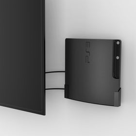 Monzlteck PS3 Slim wall mounting improves ventilation around the console