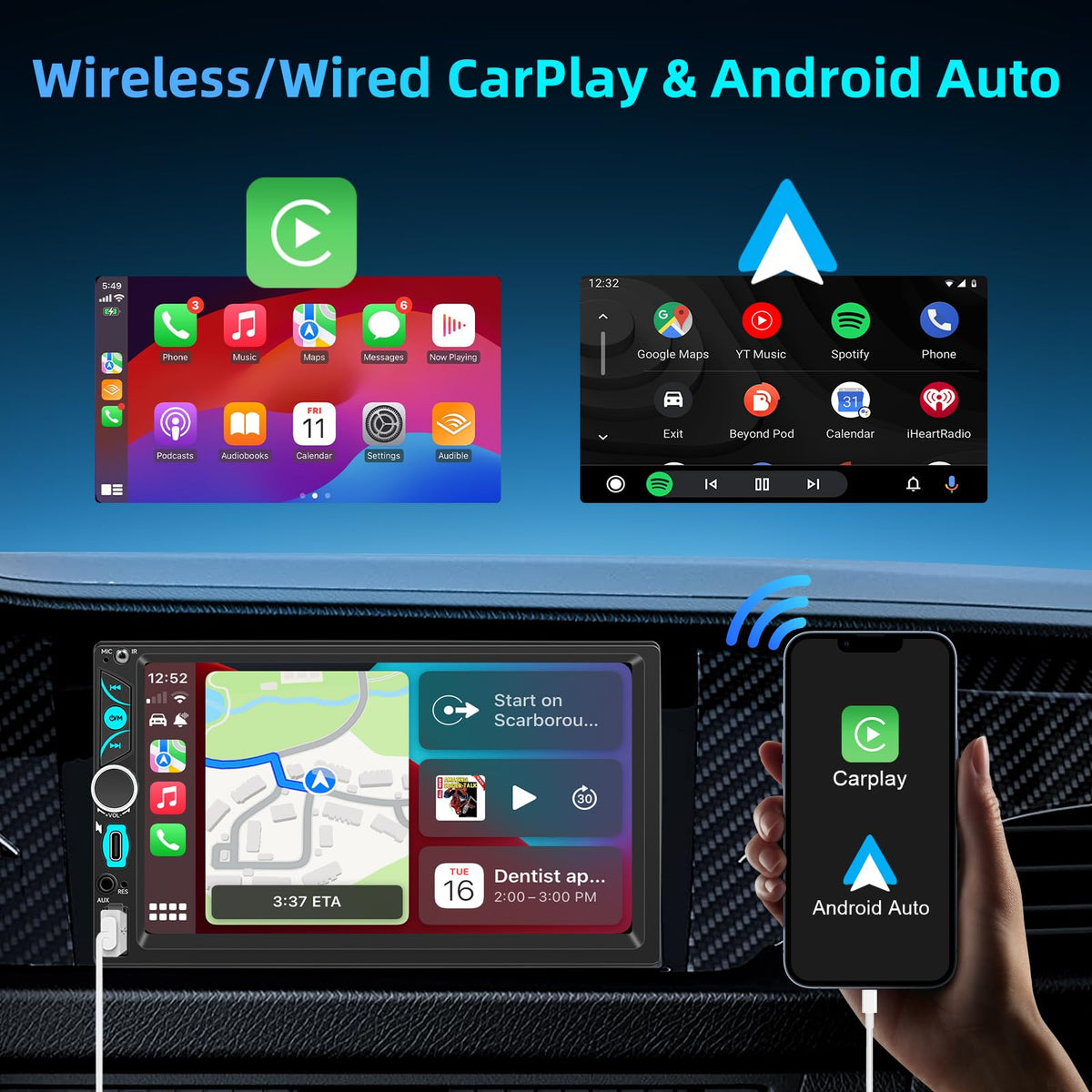 Moobsnry close-up of touchscreen texture and icons for crisp responsive navigation
