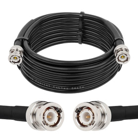 MOOKEERF BNC cable 15ft for antenna setup showing low loss signal