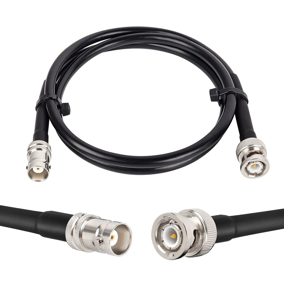 MOOKEERF BNC front connector view showing secure connection and precise fit