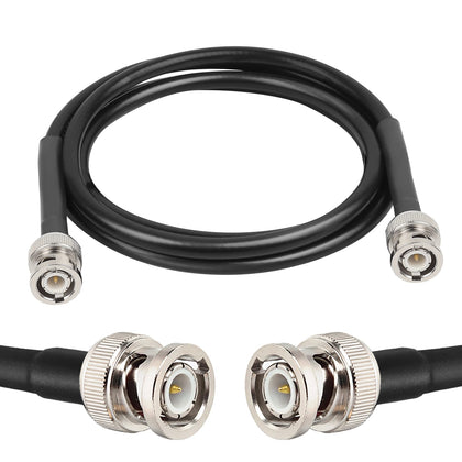 MOOKEERF front BNC connectors showing secure fit and professional contact benefit