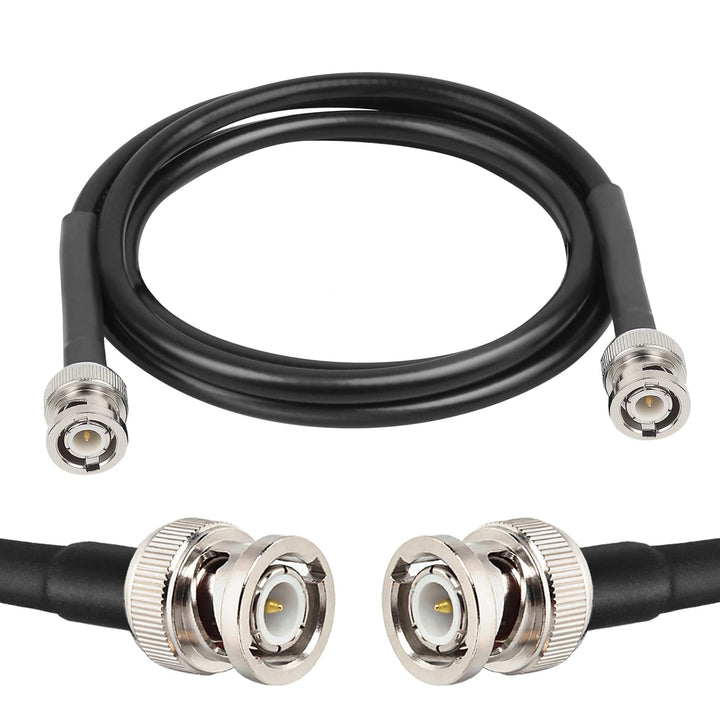 MOOKEERF front BNC connectors showing secure fit and professional contact benefit