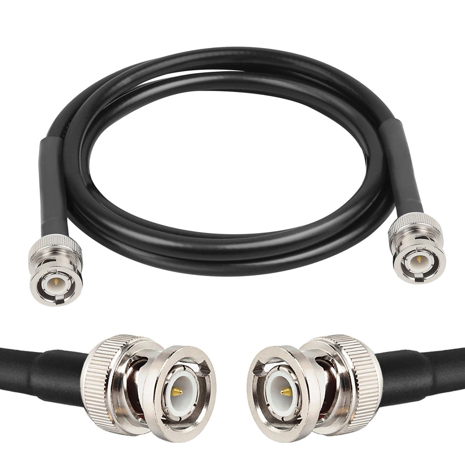 MOOKEERF front BNC connectors showing secure fit and professional contact benefit