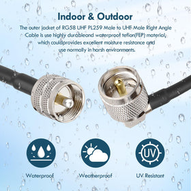 MOOKEERF outer shield uses aluminum foil and tinned copper braid for sturdy shielding.