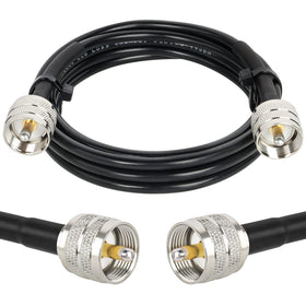 MOOKEERF CB coaxial cable 6ft offers low loss for clear radio signals.