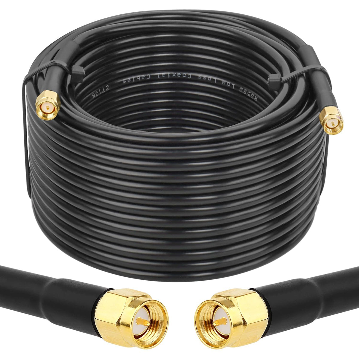 MOOKEERF front SMA connector showing secure mating and reliable contact