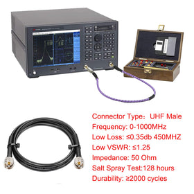 MOOKEERF heat-shrink protection around PL259 joint for secure connection
