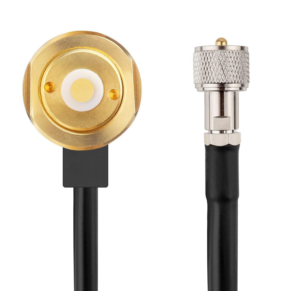 MOOKEERF NMO antenna cable 6ft ready for stable VHF/UHF connections