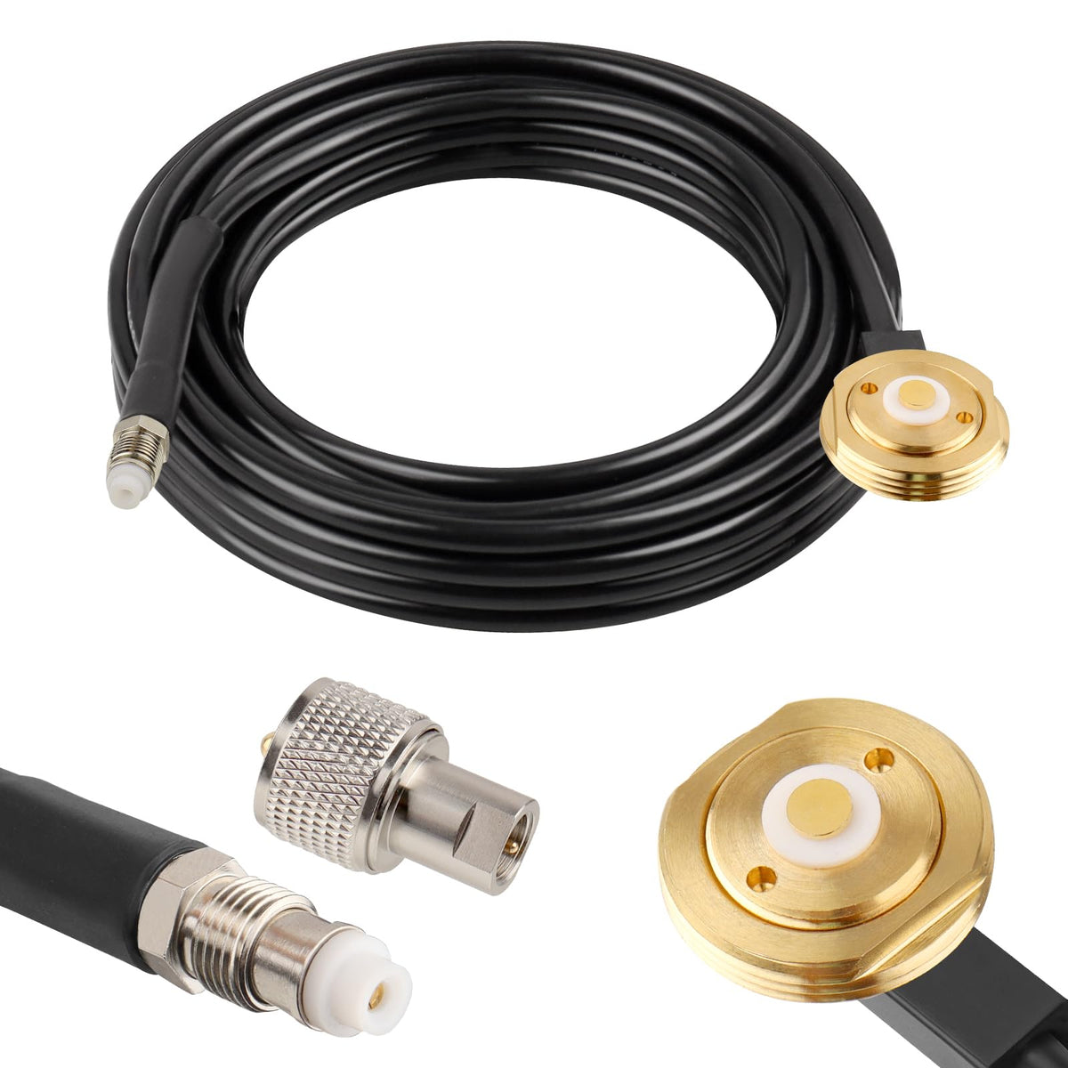 MOOKEERF NMO cable compatible with PL259 radios and antennas