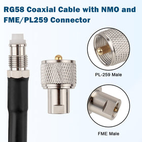 MOOKEERF NMO antenna cable designed for vehicle mounting
