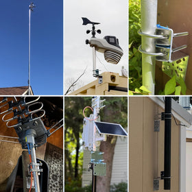MOOKEERF outdoor mount in use demonstrates reliable antenna positioning