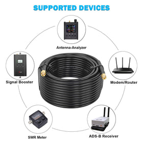 MOOKEERF cable installed on rooftop antenna demonstrating weather resistance