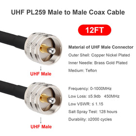 MOOKEERF PL259 connector close-up showing corrosion resistance