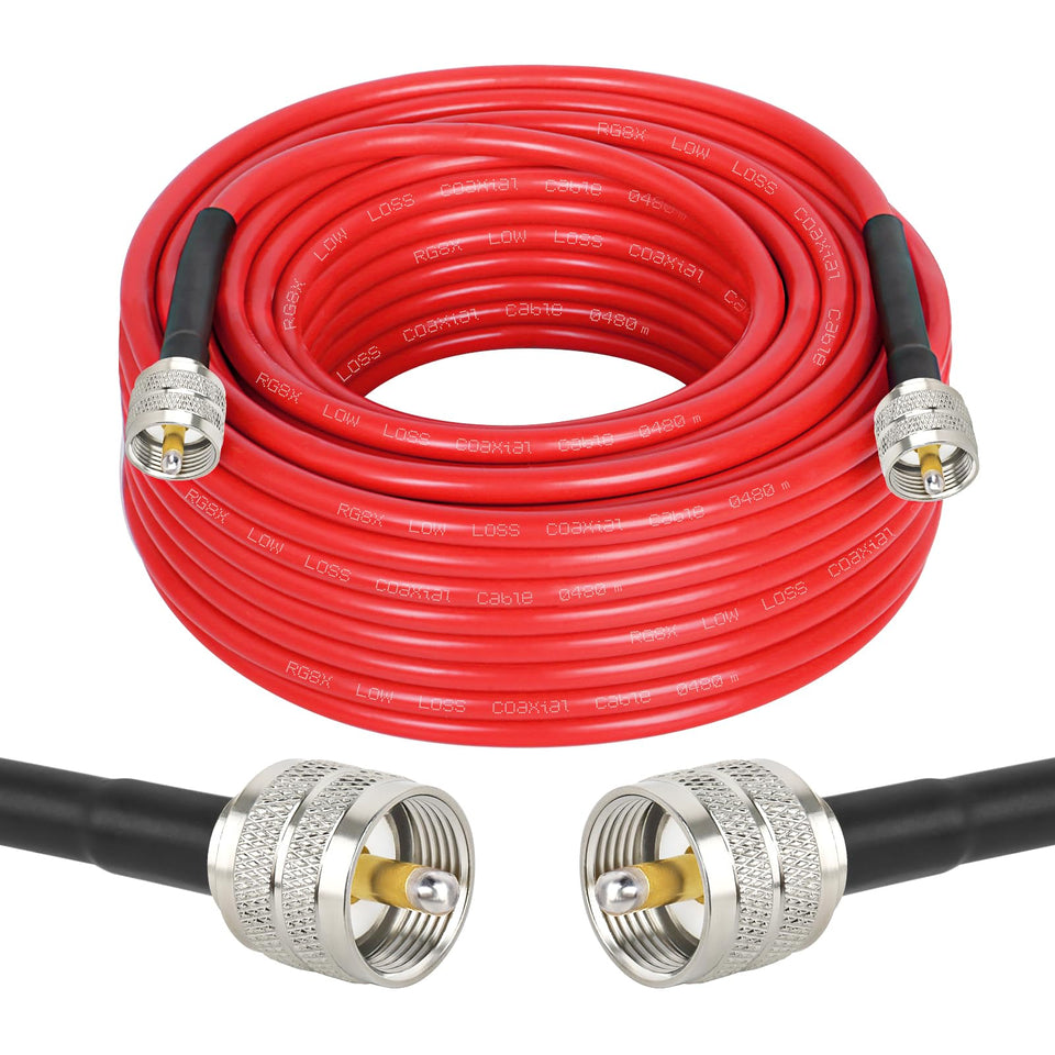MOOKEERF PL259 front connector showing secure grip and reliable connection