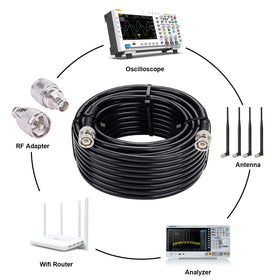MOOKEERF pure copper core with braided shield for efficient signal transmission.