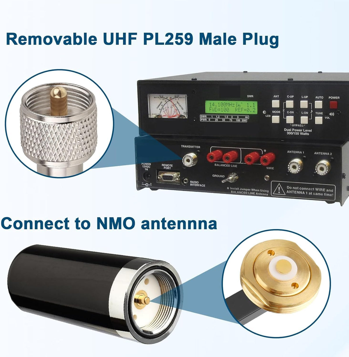 MOOKEERF pure copper inner conductor with shield boosts EMI resistance.
