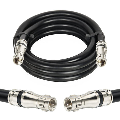 MOOKEERF RG11 10ft coax cable for high-definition signal with low loss