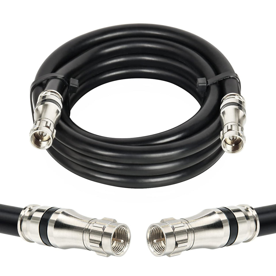 MOOKEERF RG11 10ft coax cable for high-definition signal with low loss